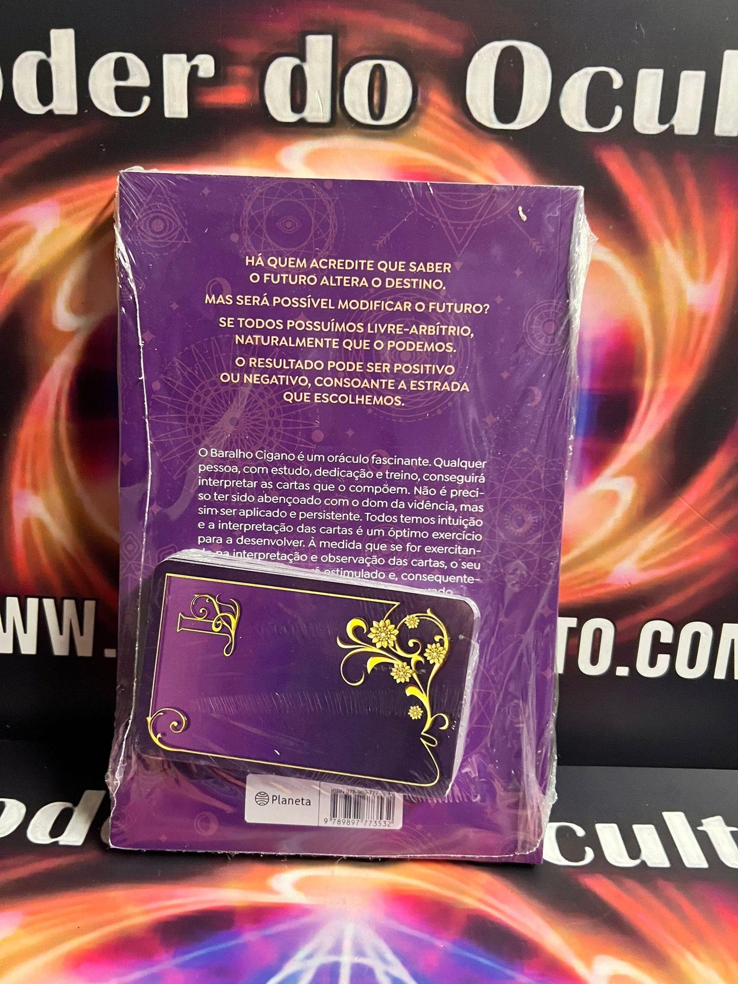 A MAGIA DO BARALHO CIGANO-KIT LIVRO+BARALHO CARTAS